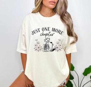 ‘Just One More Chapter’ Adult Short Sleeve T-Shirt
