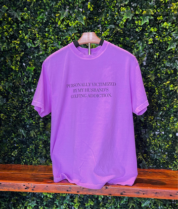 ‘Golfing Addiction’ Adult Short Sleeve T-Shirt