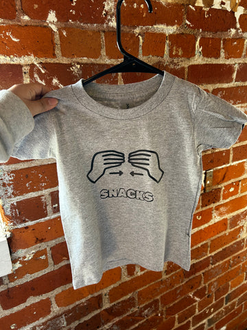 ‘More Snacks’ Toddler Tee