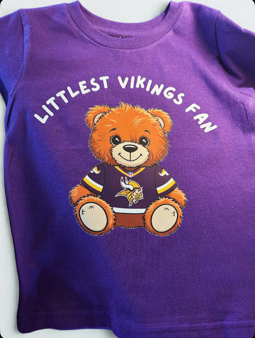 ‘Littlest Vikings Fan’ Toddler T-Shirt