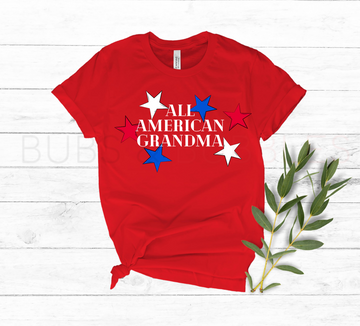 ‘All American Grandma’ Adult T-Shirt